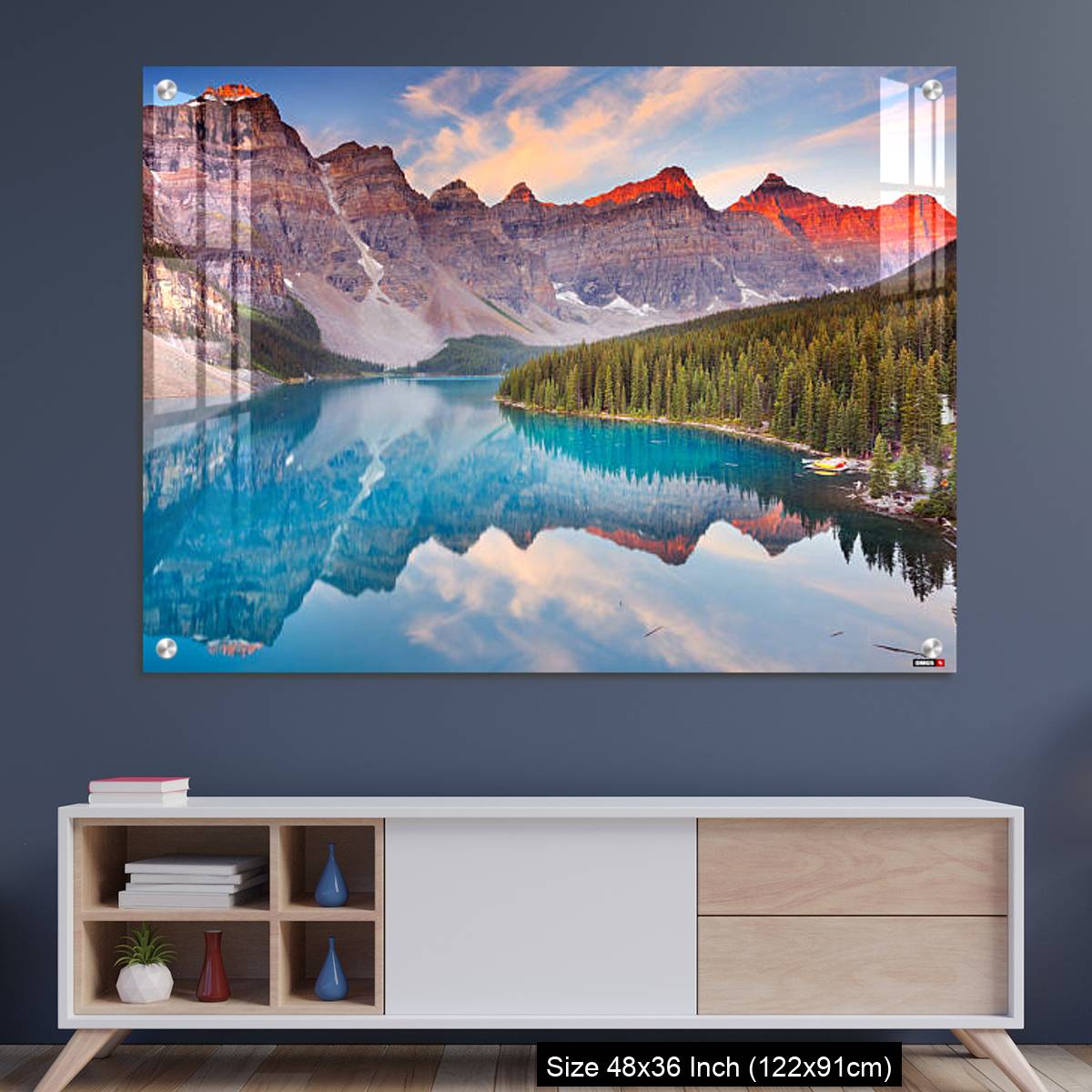 OMGs Acrylic Wall Decor – Moraine Lake at sunrise, Banff National Park, Canada