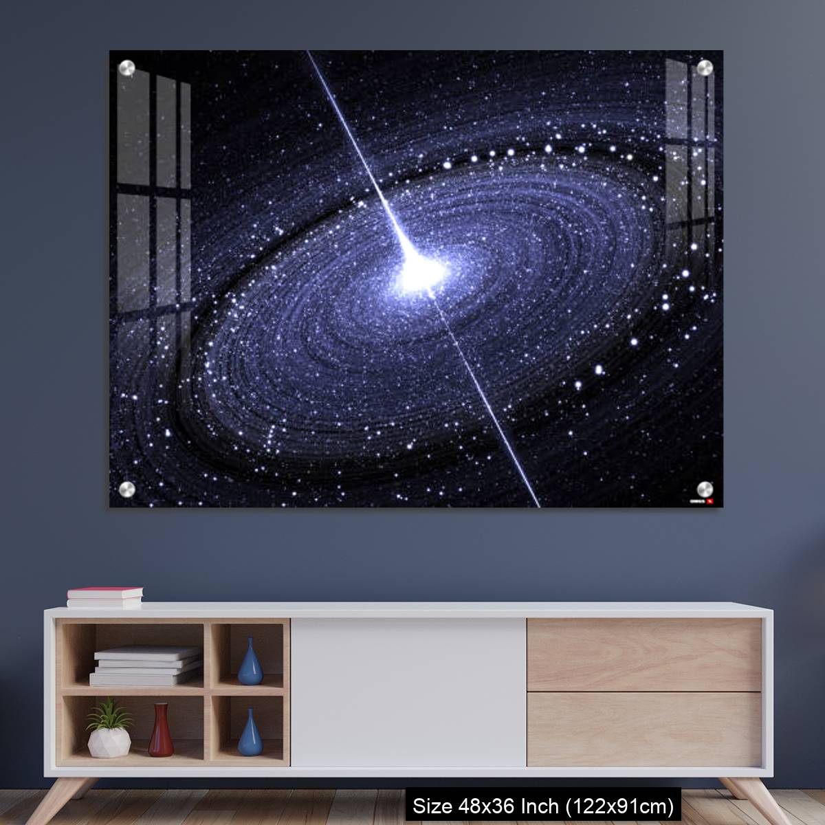 OMGs Acrylic Wall Decor – Starry disk around supermassive black hole