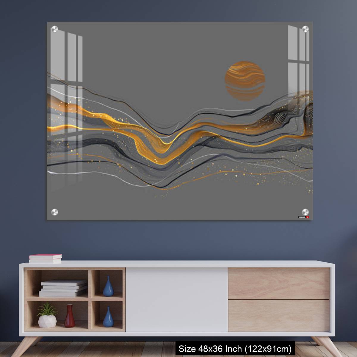 OMGs Acrylic Wall Decor – Trendy landscape, graphic poster, cards.