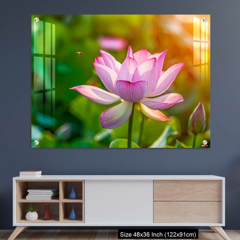 OMGs Acrylic Wall Decor – lotus flower blossom