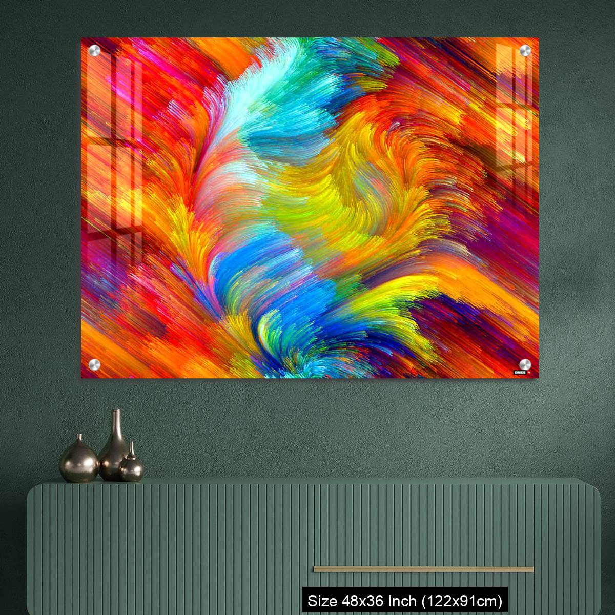 OMGs Acrylic Wall Decor – Color Abstraction - Image 2