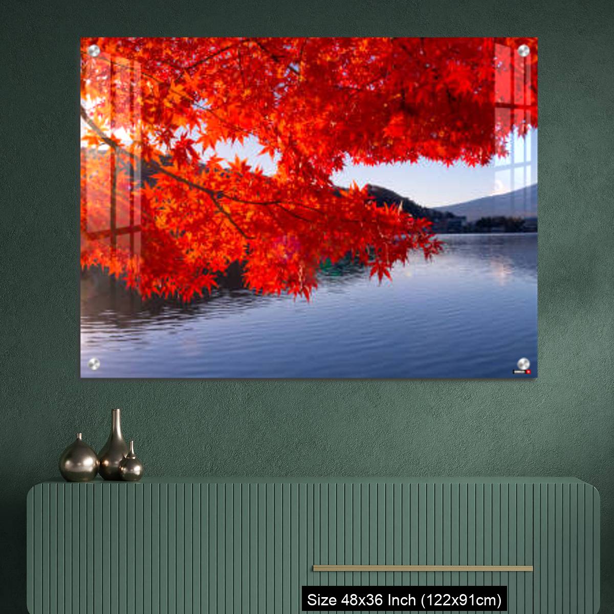 OMGs Acrylic Wall Decor – Mt Fuji in autumn view from lake Kawaguchiko - Image 2