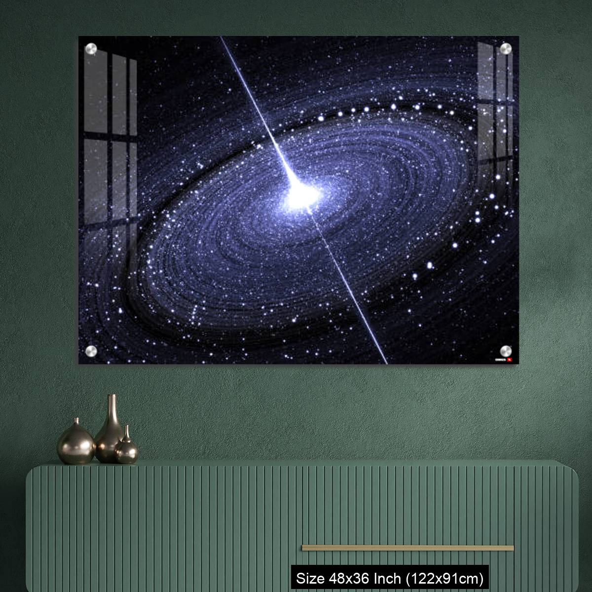 OMGs Acrylic Wall Decor – Starry disk around supermassive black hole - Image 2