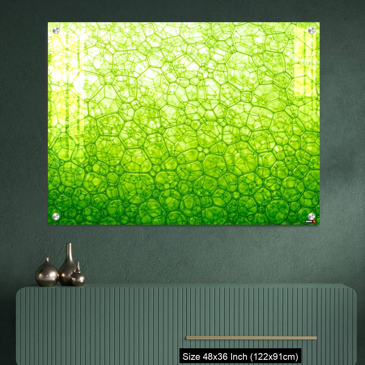 OMGs Acrylic Wall Decor – The close distance of the green bubble,Bubble, DNA, Drop, Liquid - Image 2