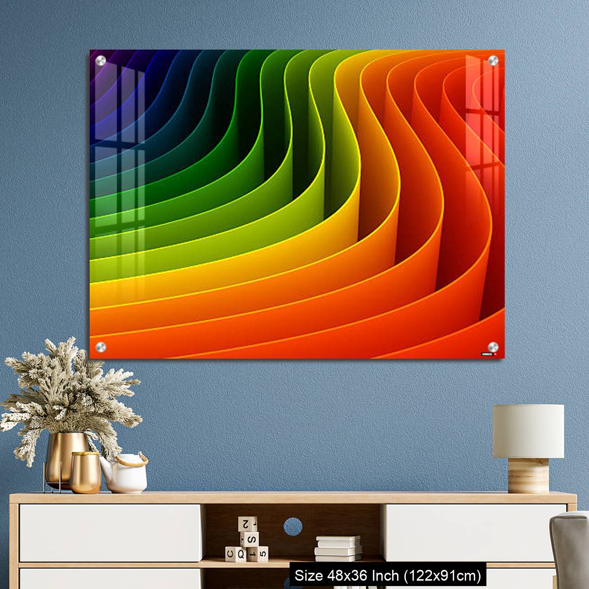 OMGs Acrylic Wall Decor – 3d colorful background - Image 3