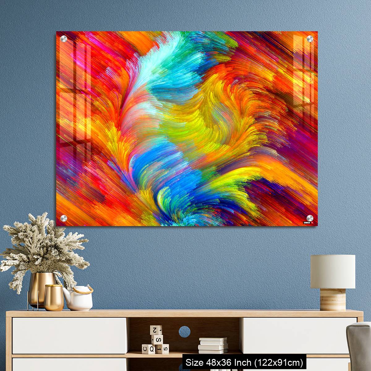 OMGs Acrylic Wall Decor – Color Abstraction - Image 3