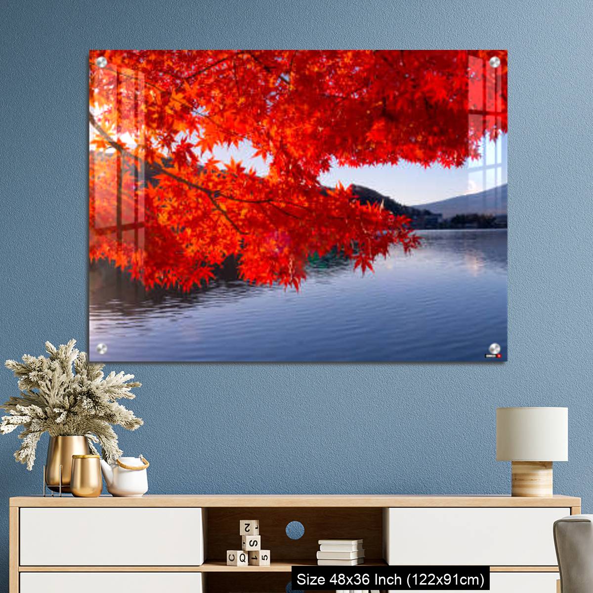 OMGs Acrylic Wall Decor – Mt Fuji in autumn view from lake Kawaguchiko - Image 3