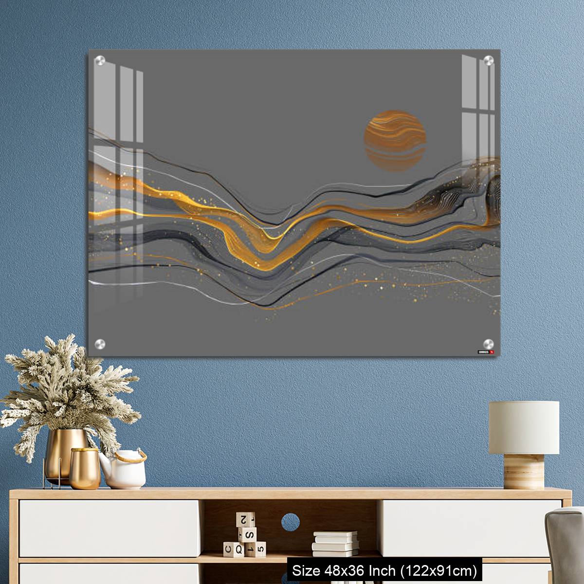 OMGs Acrylic Wall Decor – Trendy landscape, graphic poster, cards. - Image 3