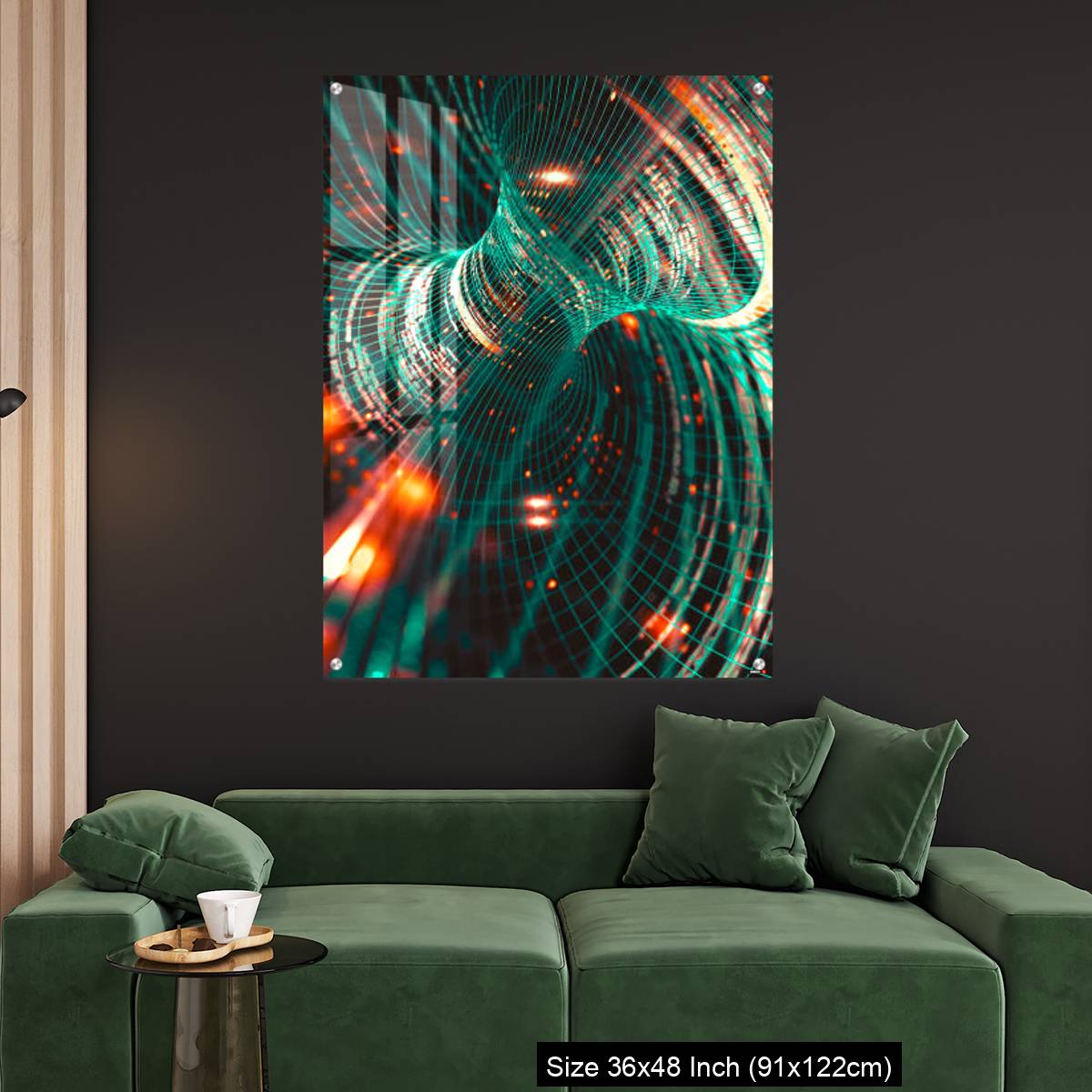 OMGs Acrylic Wall Decor – Abstract background of technology, science and cloud computer - Image 4