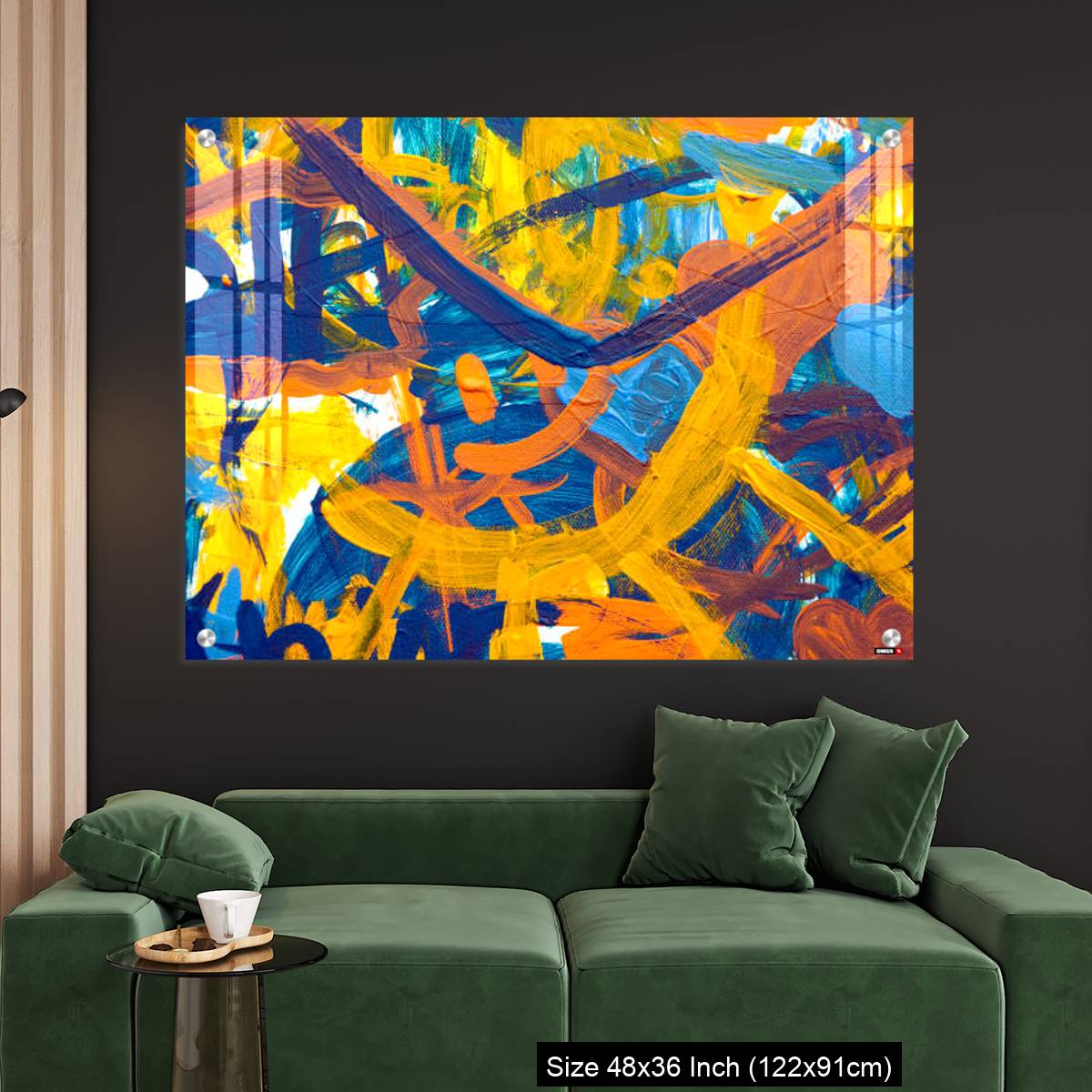 OMGs Acrylic Wall Decor – Colorful abstract oil painting made by children - Image 4