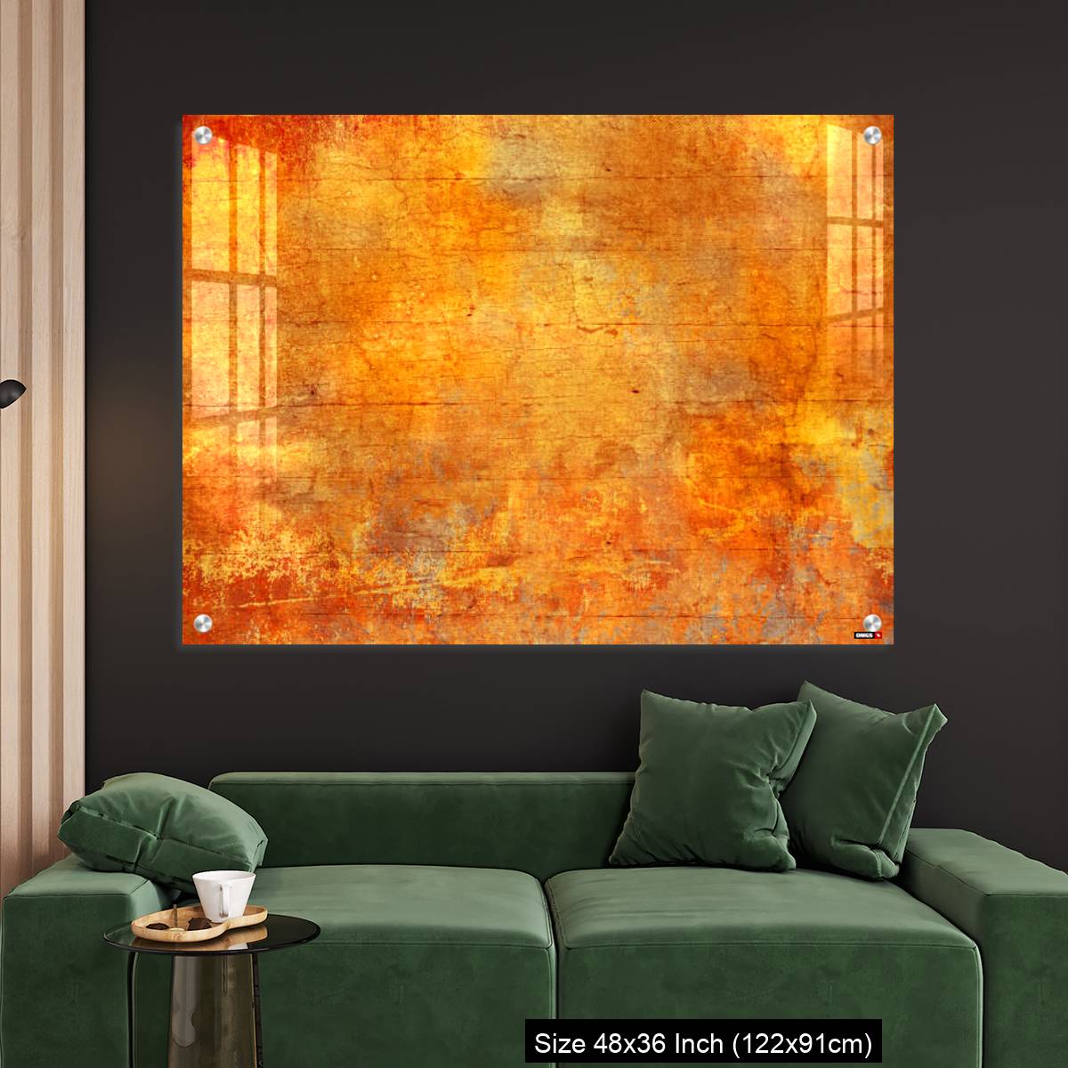 OMGs Acrylic Wall Decor – Fall colors background texture - Image 4