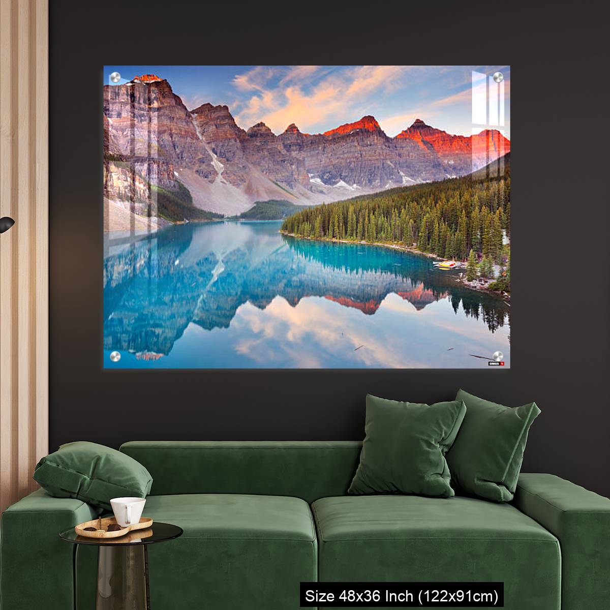 OMGs Acrylic Wall Decor – Moraine Lake at sunrise, Banff National Park, Canada - Image 4