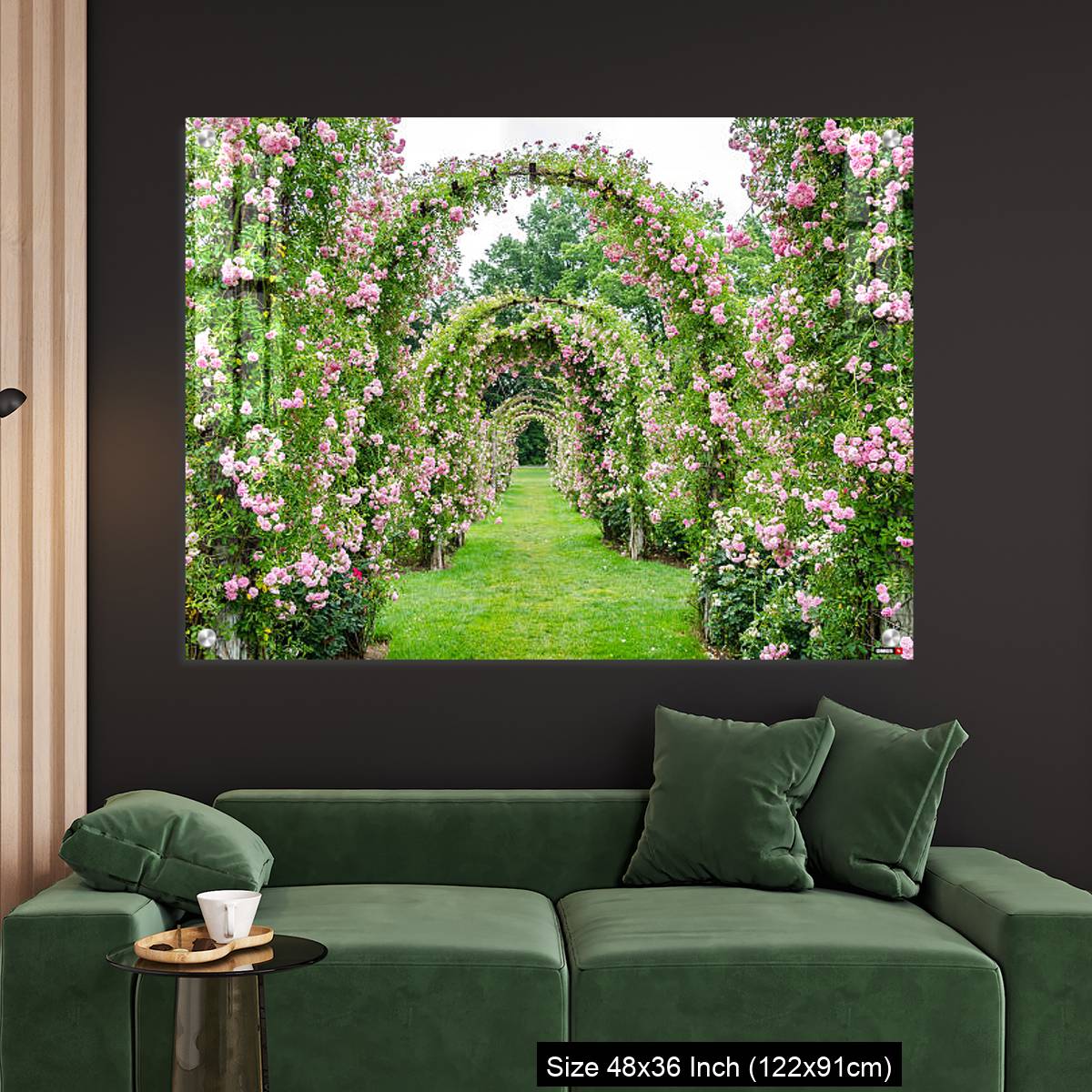 OMGs Acrylic Wall Decor – Rose Covered Archways at Elizabeth Park, West Hartford, CT - Image 4