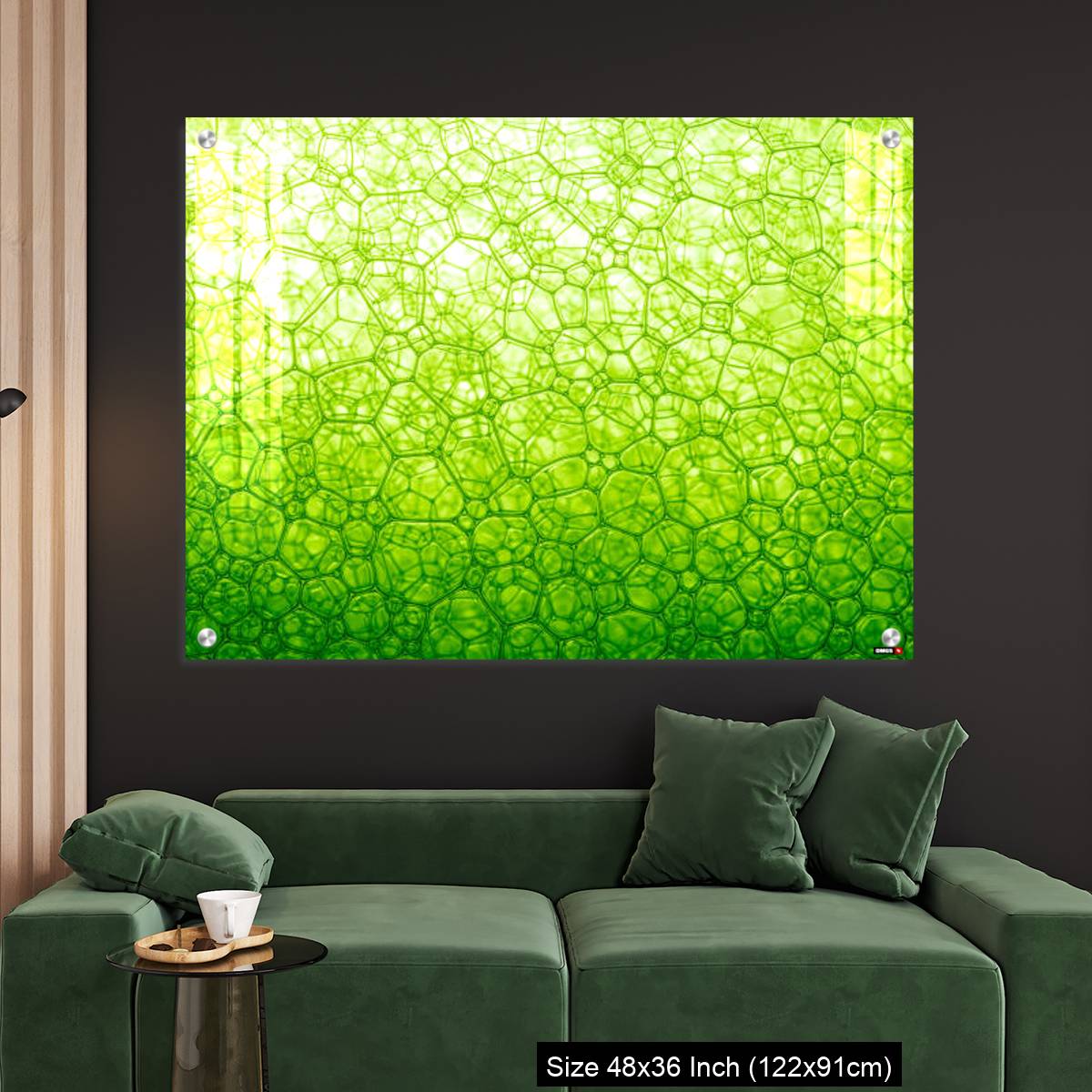 OMGs Acrylic Wall Decor – The close distance of the green bubble,Bubble, DNA, Drop, Liquid - Image 4