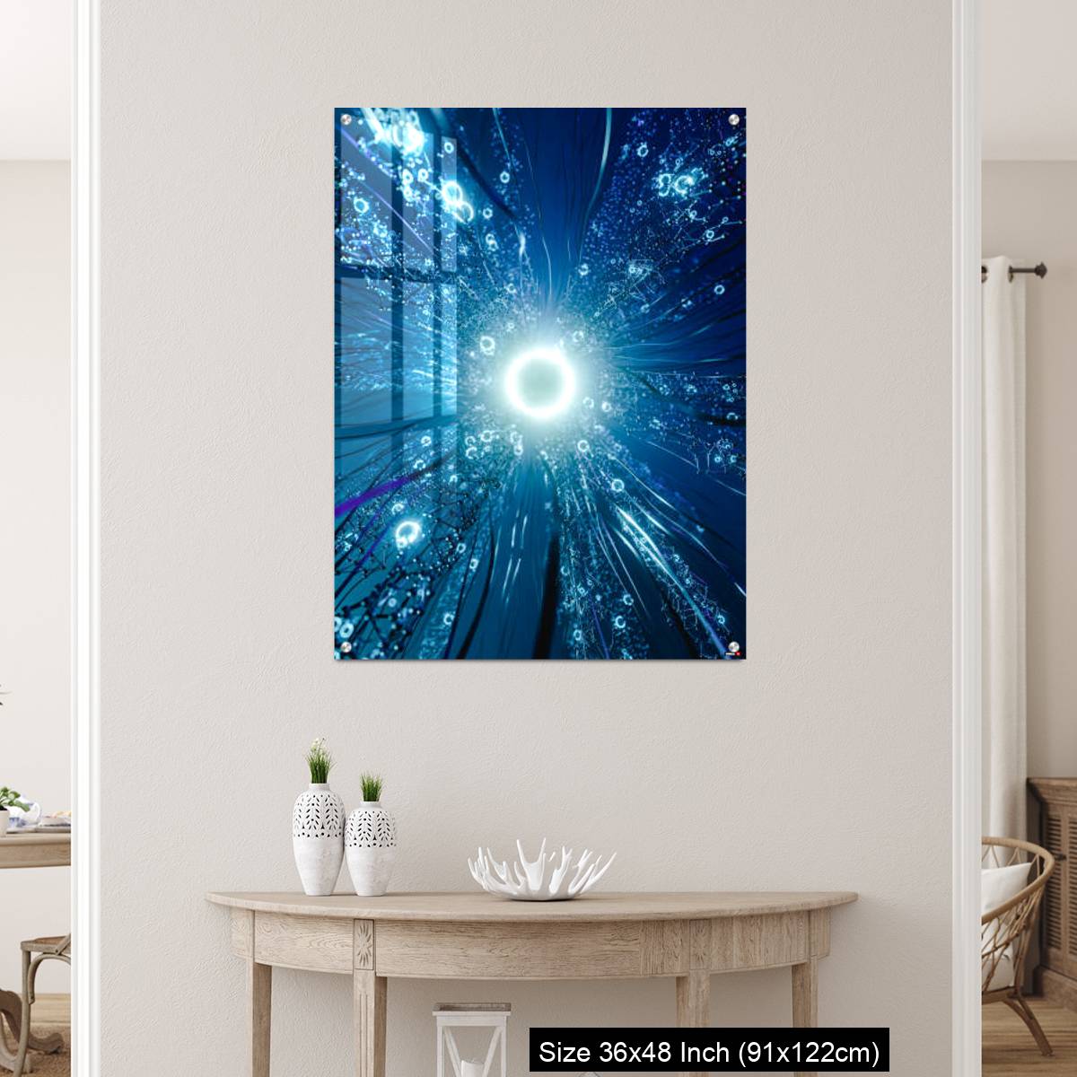 OMGs Acrylic Wall Decor – Virtual network with glowing center. - Image 5