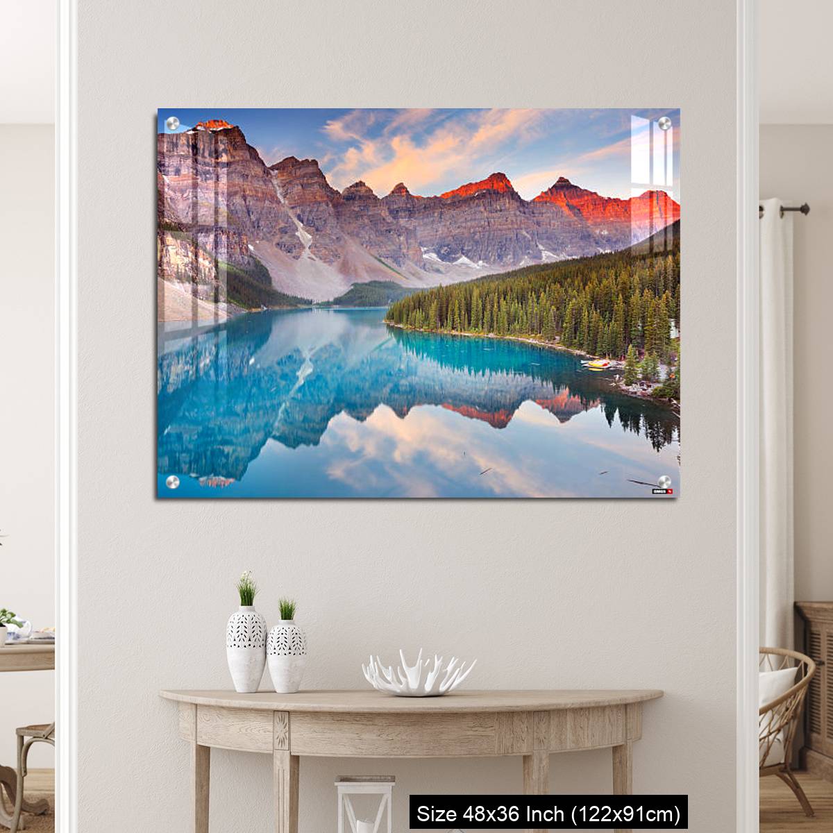 OMGs Acrylic Wall Decor – Moraine Lake at sunrise, Banff National Park, Canada - Image 5