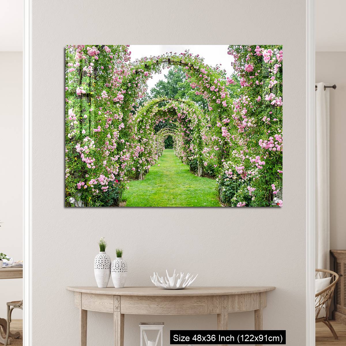 OMGs Acrylic Wall Decor – Rose Covered Archways at Elizabeth Park, West Hartford, CT - Image 5