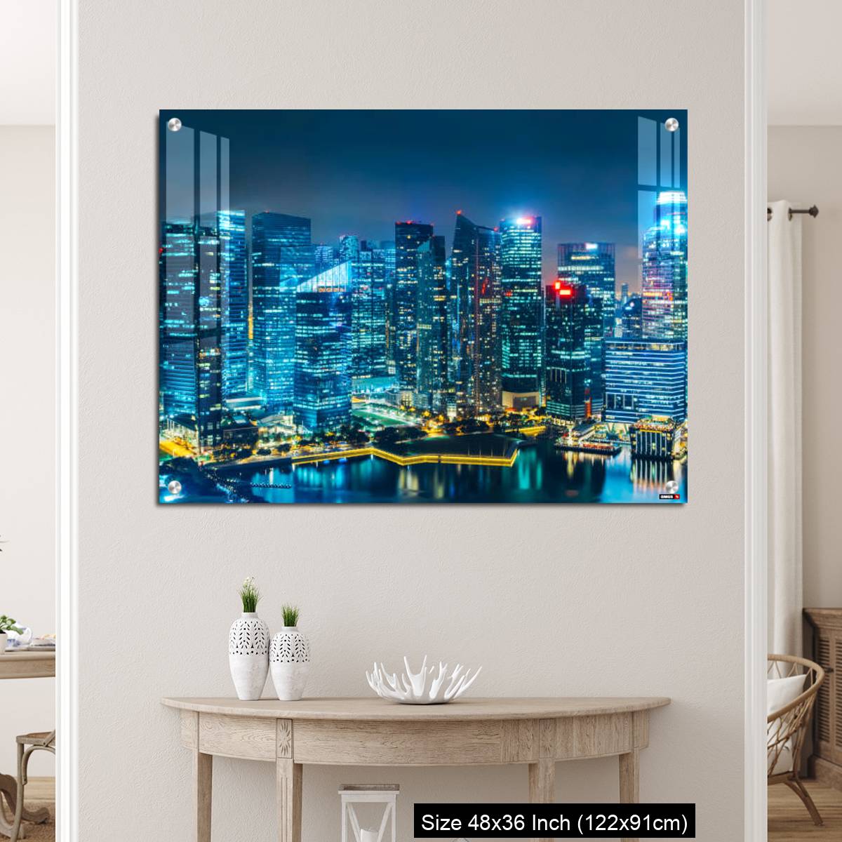 OMGs Acrylic Wall Decor – Singapore city skyline. - Image 5