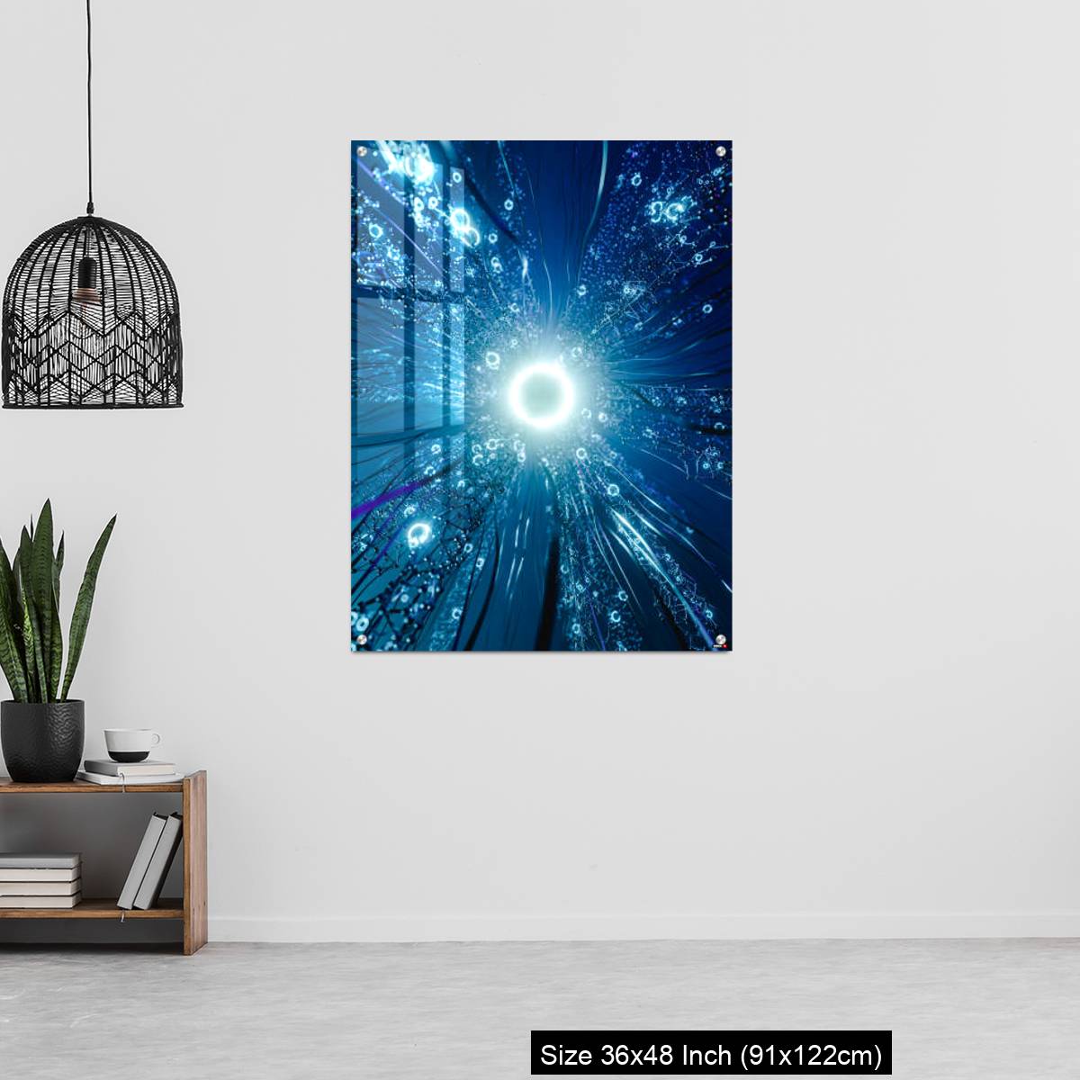 OMGs Acrylic Wall Decor – Virtual network with glowing center. - Image 6