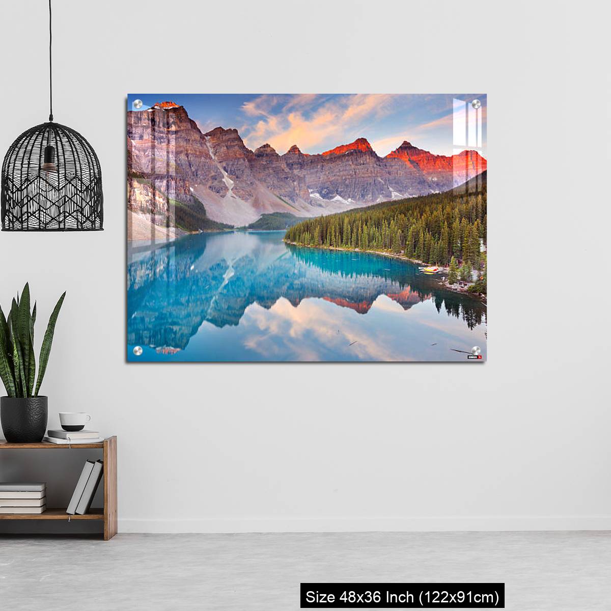 OMGs Acrylic Wall Decor – Moraine Lake at sunrise, Banff National Park, Canada - Image 6