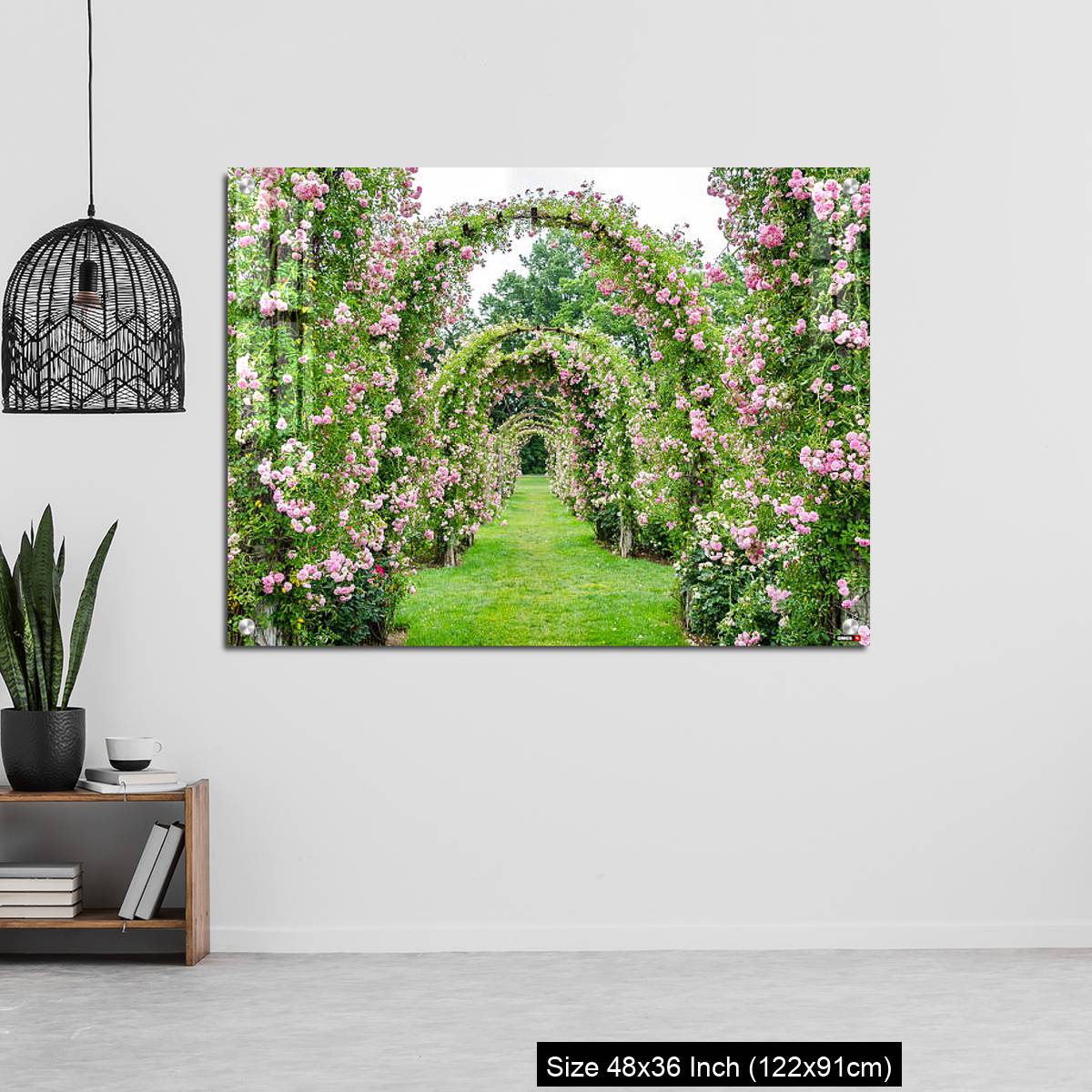 OMGs Acrylic Wall Decor – Rose Covered Archways at Elizabeth Park, West Hartford, CT - Image 6
