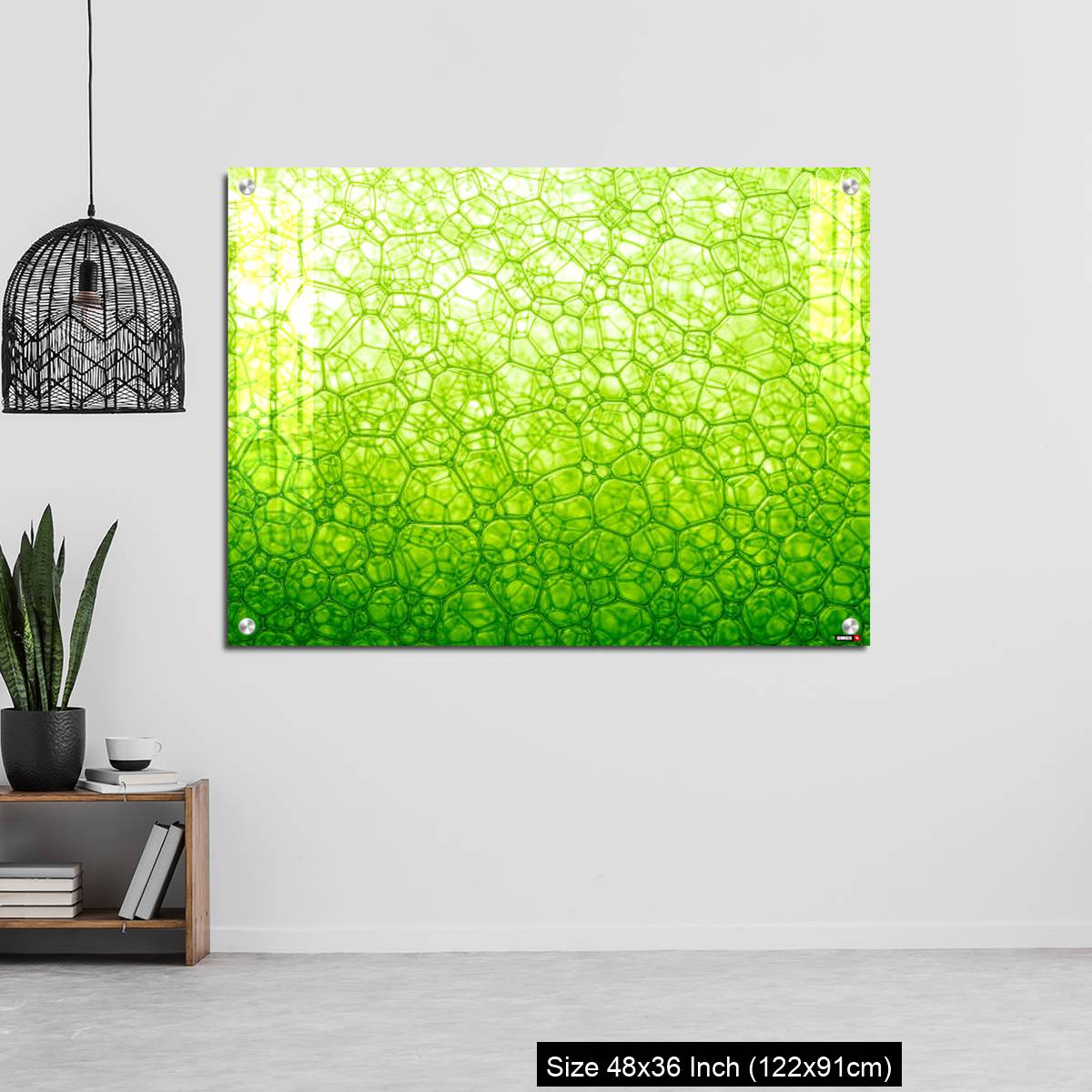 OMGs Acrylic Wall Decor – The close distance of the green bubble,Bubble, DNA, Drop, Liquid - Image 6