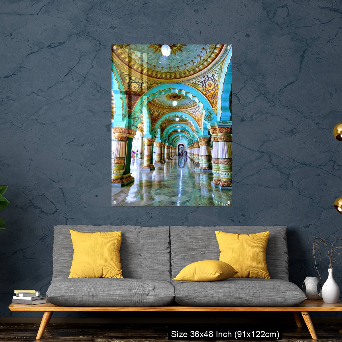 OMGs Acrylic Wall Decor – Mysuru palace inside view. - Image 7