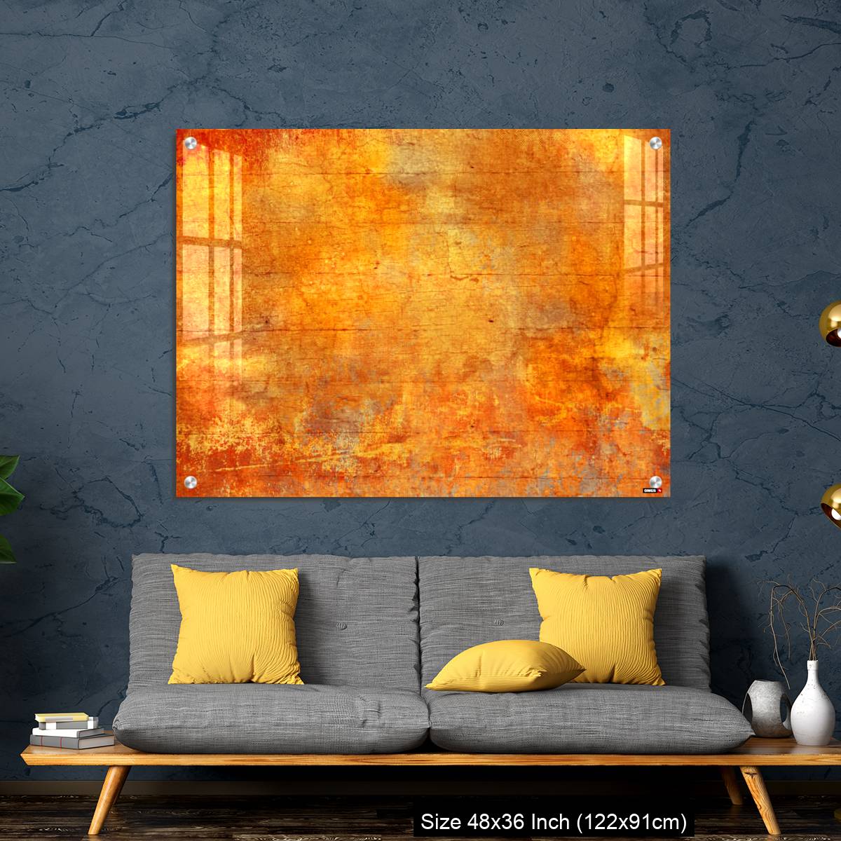 OMGs Acrylic Wall Decor – Fall colors background texture - Image 7