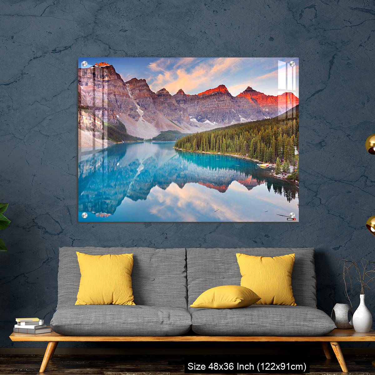 OMGs Acrylic Wall Decor – Moraine Lake at sunrise, Banff National Park, Canada - Image 7