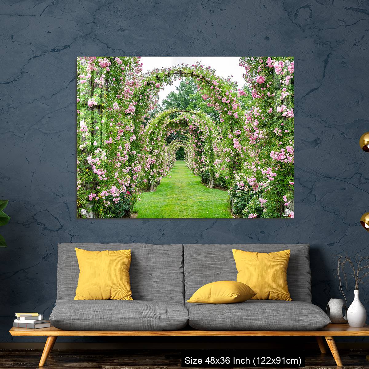 OMGs Acrylic Wall Decor – Rose Covered Archways at Elizabeth Park, West Hartford, CT - Image 7