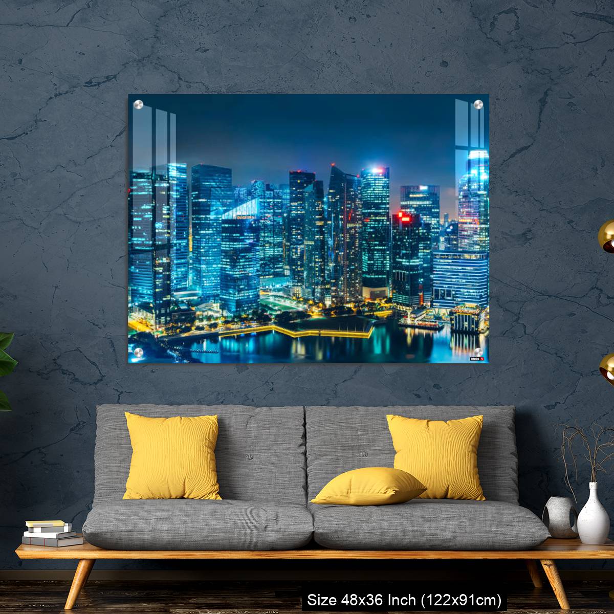 OMGs Acrylic Wall Decor – Singapore city skyline. - Image 7