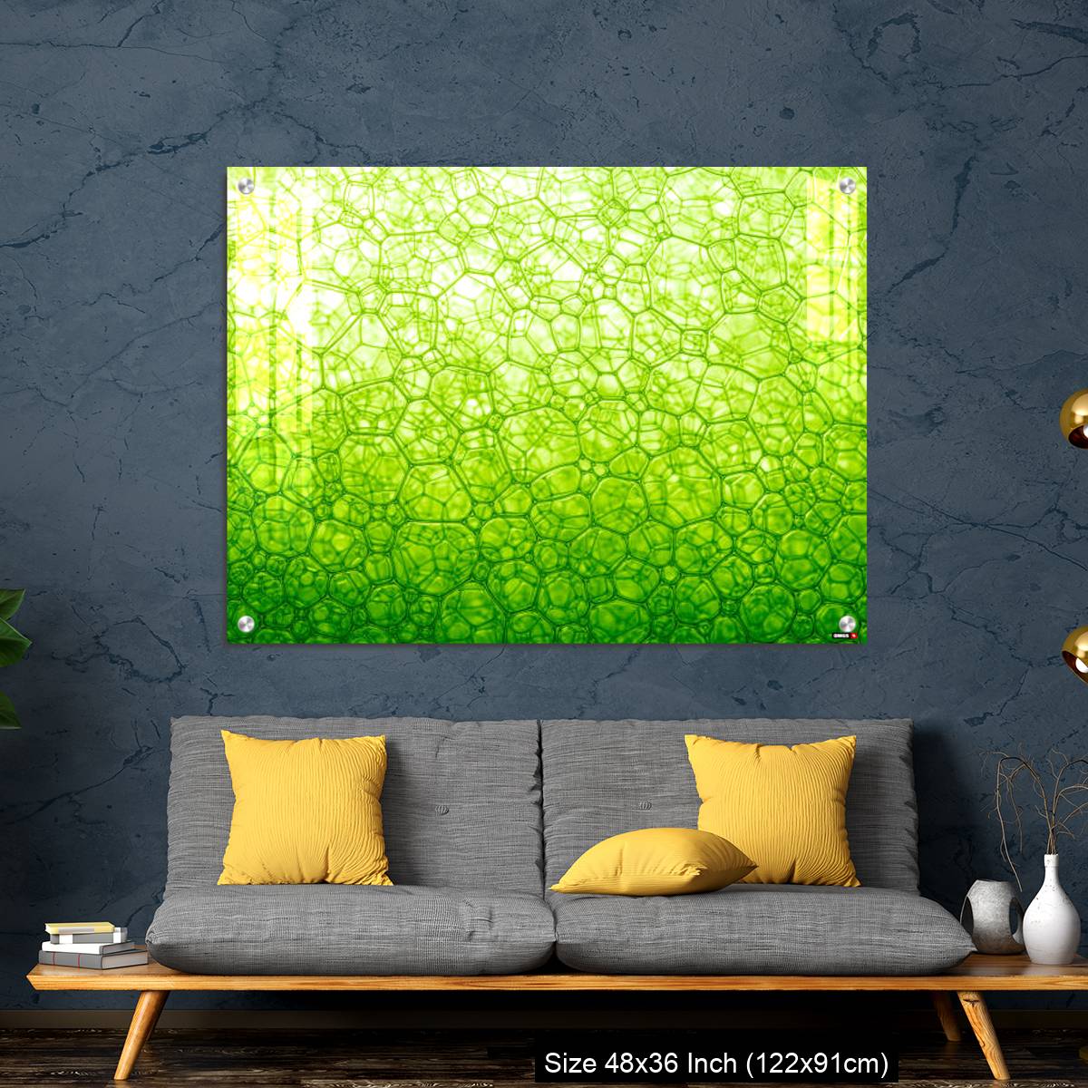 OMGs Acrylic Wall Decor – The close distance of the green bubble,Bubble, DNA, Drop, Liquid - Image 7