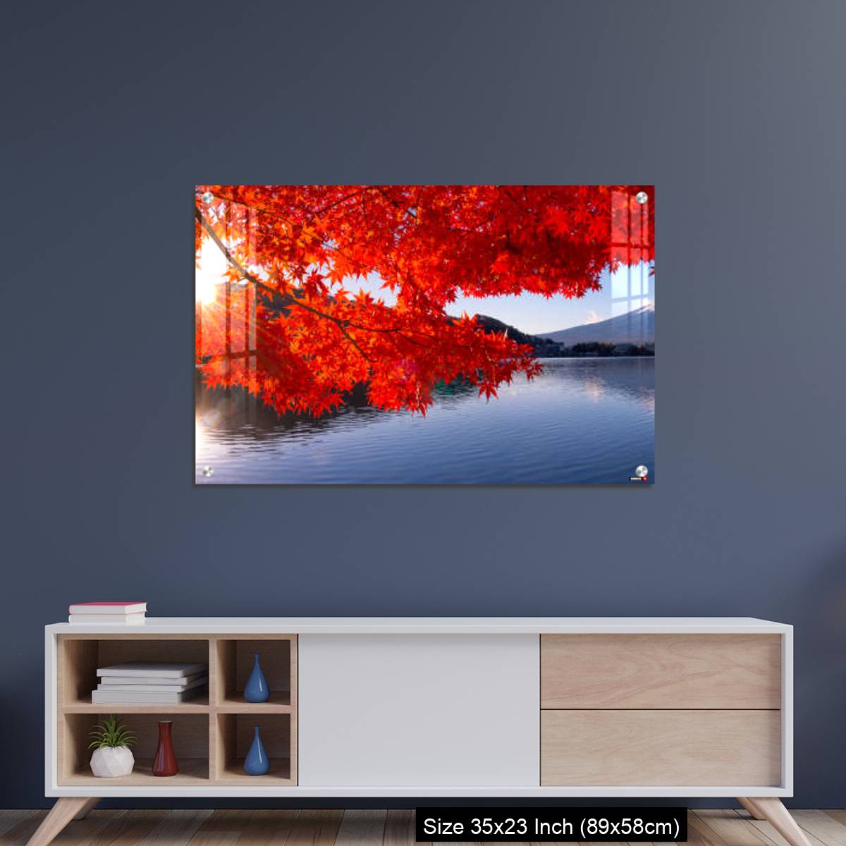 OMGs Acrylic Wall Decor – Mt Fuji in autumn view from lake Kawaguchiko - Image 8