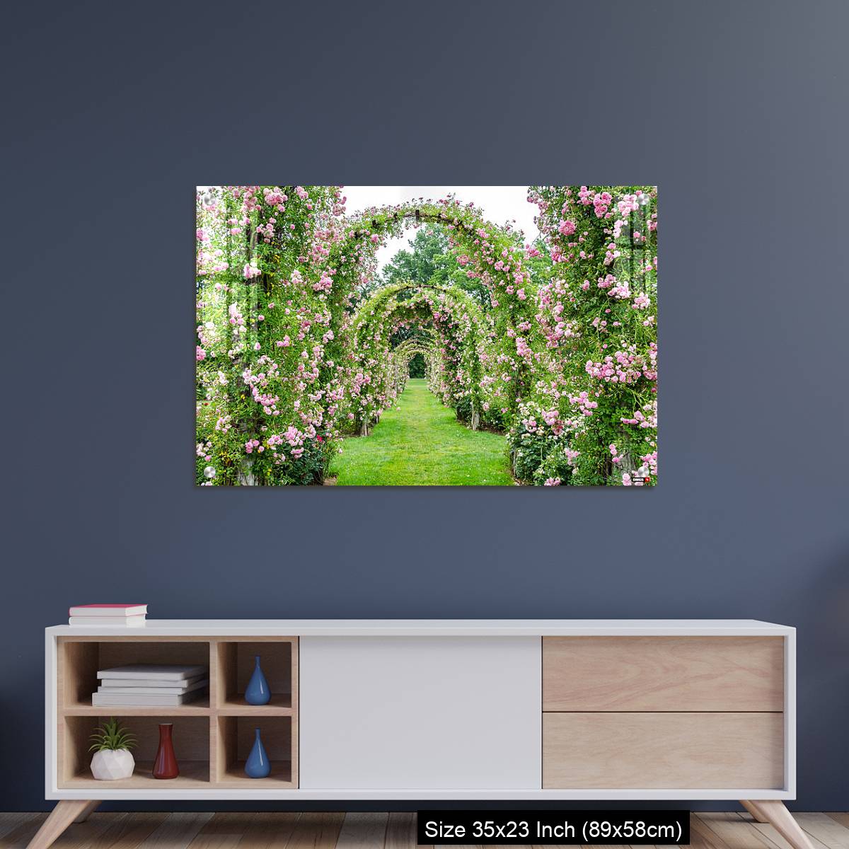 OMGs Acrylic Wall Decor – Rose Covered Archways at Elizabeth Park, West Hartford, CT - Image 8