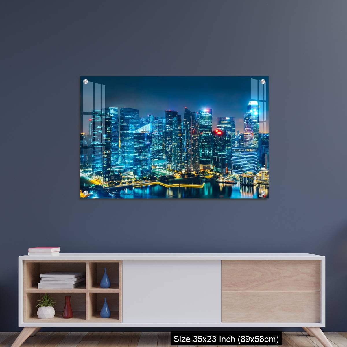 OMGs Acrylic Wall Decor – Singapore city skyline. - Image 8