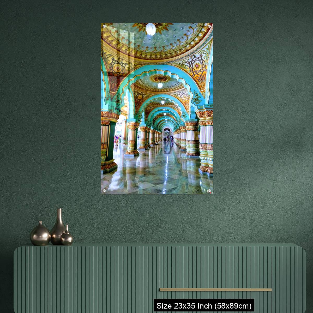 OMGs Acrylic Wall Decor – Mysuru palace inside view. - Image 9