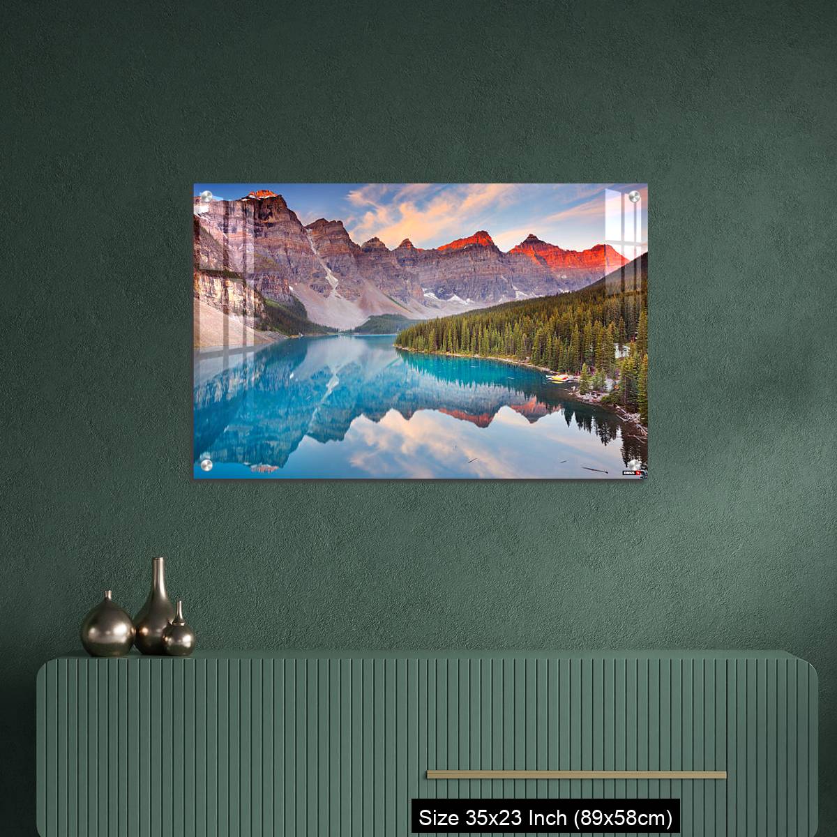 OMGs Acrylic Wall Decor – Moraine Lake at sunrise, Banff National Park, Canada - Image 9