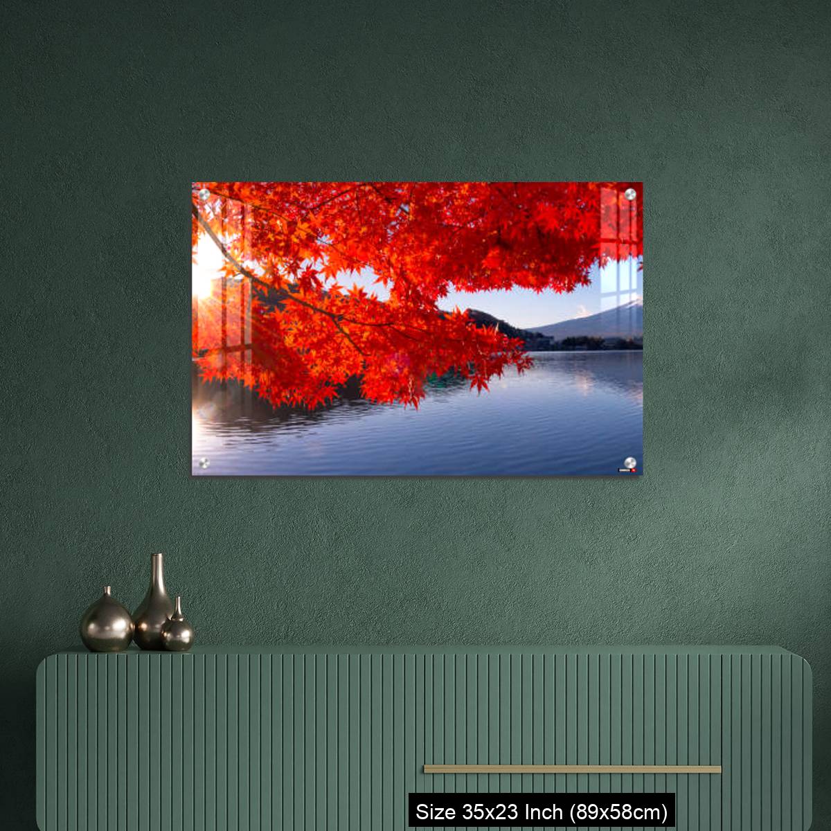 OMGs Acrylic Wall Decor – Mt Fuji in autumn view from lake Kawaguchiko - Image 9