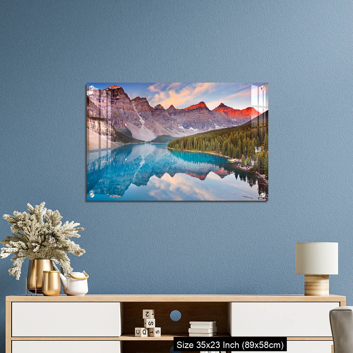 OMGs Acrylic Wall Decor – Moraine Lake at sunrise, Banff National Park, Canada - Image 10