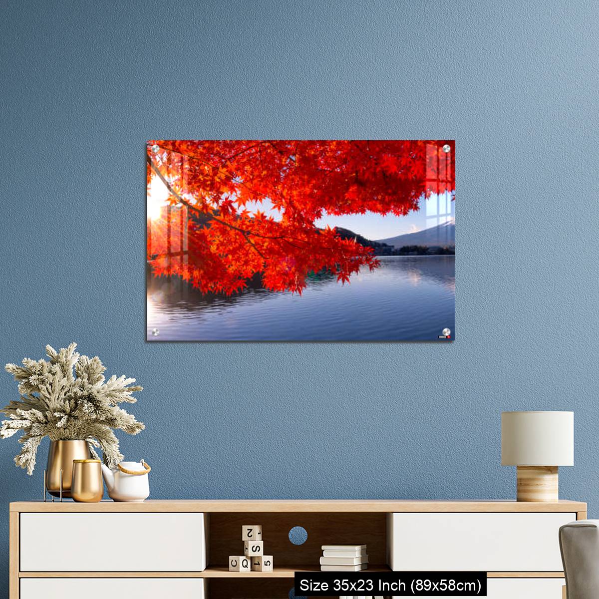 OMGs Acrylic Wall Decor – Mt Fuji in autumn view from lake Kawaguchiko - Image 10