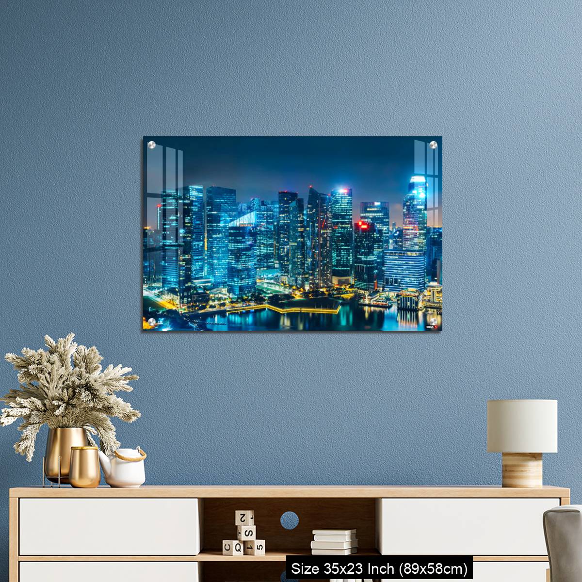 OMGs Acrylic Wall Decor – Singapore city skyline. - Image 10