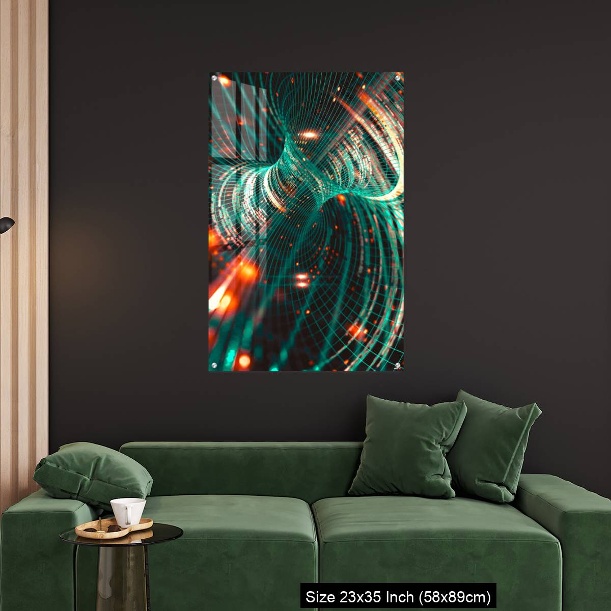 OMGs Acrylic Wall Decor – Abstract background of technology, science and cloud computer - Image 11
