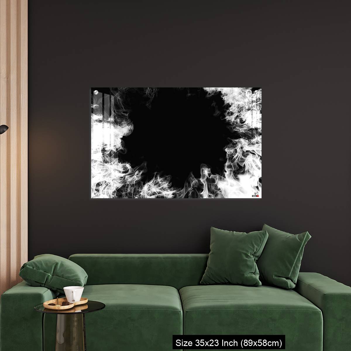 OMGs Acrylic Wall Decor – White smoke swirling in the dark - Image 11