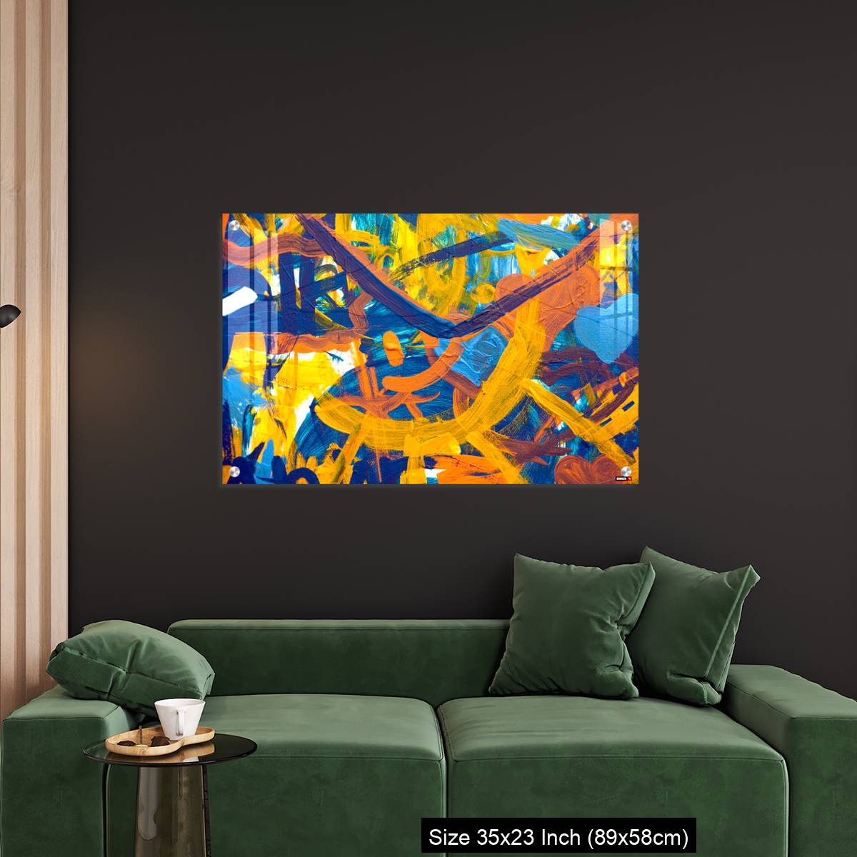 OMGs Acrylic Wall Decor – Colorful abstract oil painting made by children - Image 11