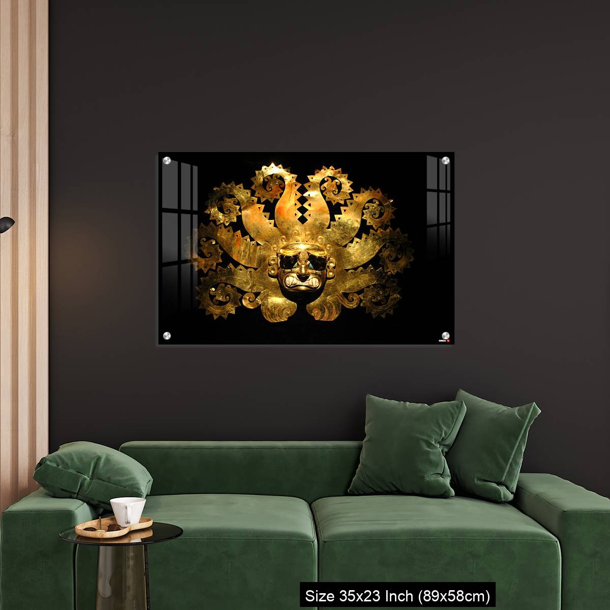 OMGs Acrylic Wall Decor – Peruvian ancient mask made out of gold - Image 11