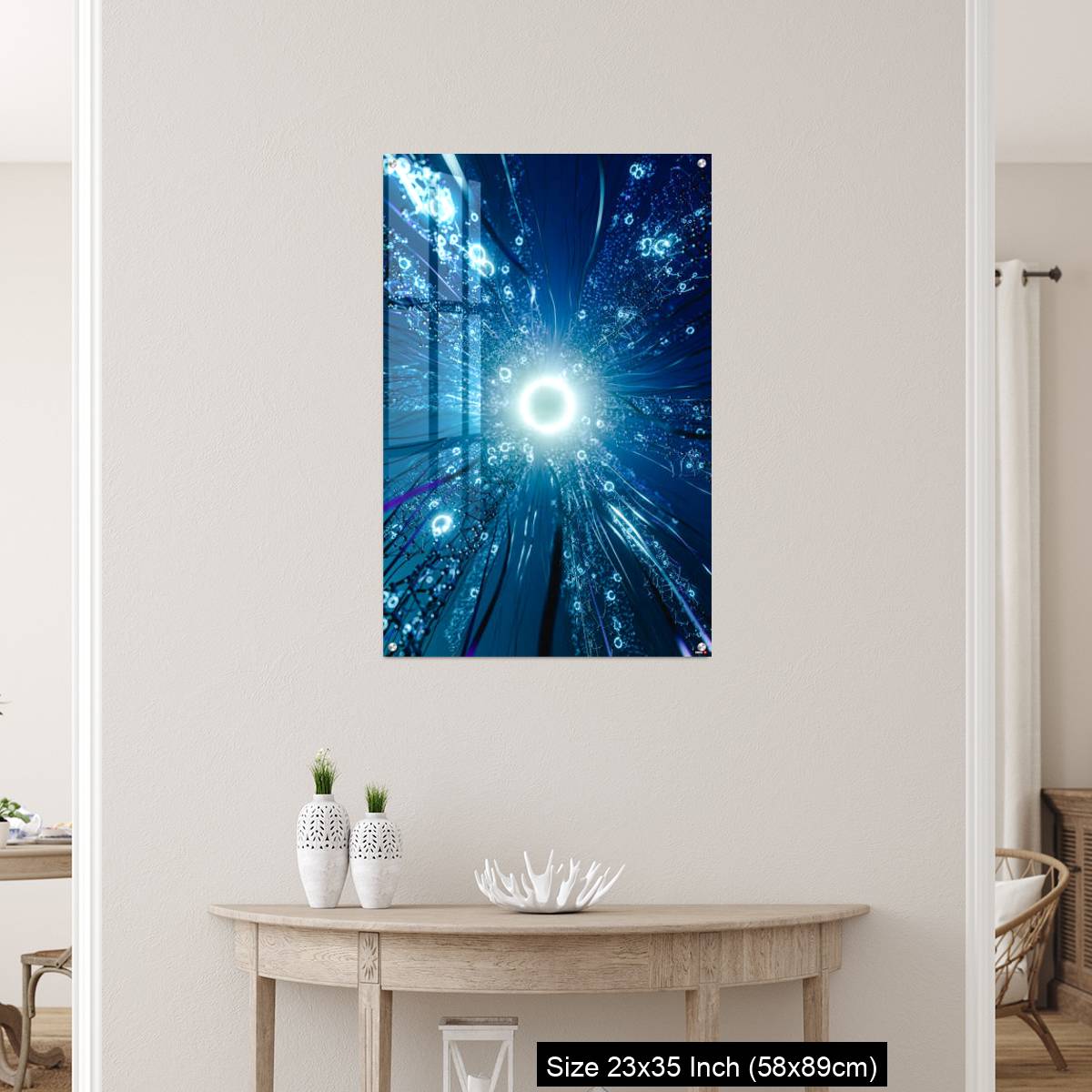OMGs Acrylic Wall Decor – Virtual network with glowing center. - Image 12