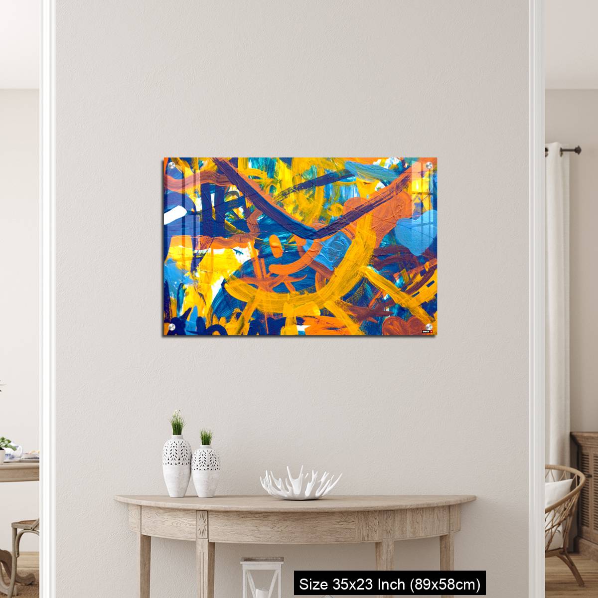 OMGs Acrylic Wall Decor – Colorful abstract oil painting made by children - Image 12