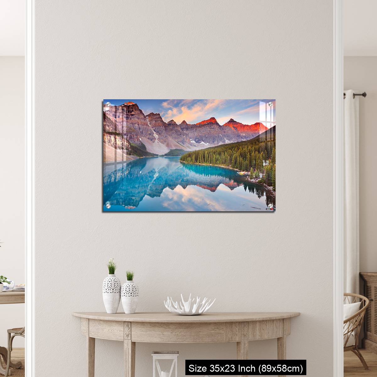 OMGs Acrylic Wall Decor – Moraine Lake at sunrise, Banff National Park, Canada - Image 12