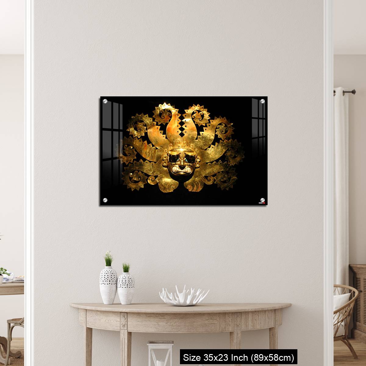 OMGs Acrylic Wall Decor – Peruvian ancient mask made out of gold - Image 12