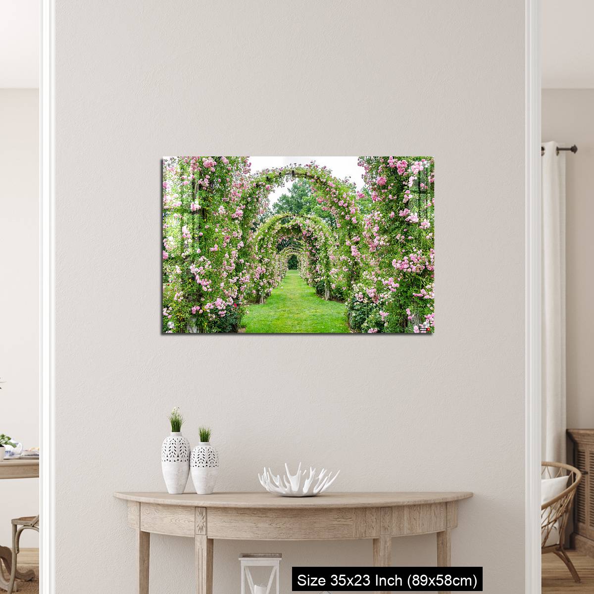 OMGs Acrylic Wall Decor – Rose Covered Archways at Elizabeth Park, West Hartford, CT - Image 12